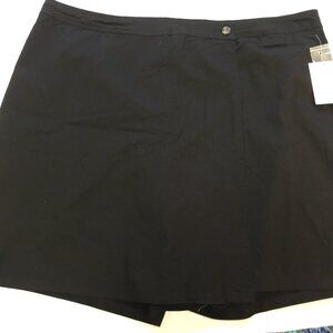 🌼🌼🌼 NWT LAURA SCOTT WOMENS WRAP SKIRT SKORT WITH BUILT SHORTS SIZE 18 🌼🌼🌼
